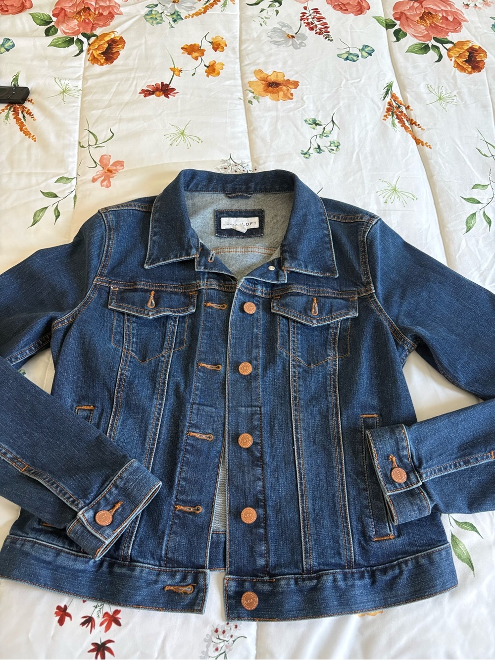 Loft Women's Dark Blue Denim Jacket
